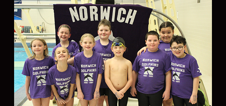Norwich YMCA Dolphins compete at District Championship